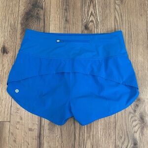 Lululemon Speed Up High Rise Shorts 2.5" In Poolside Size 10